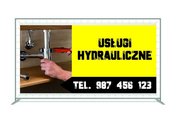 Baner usługi hydrauliczne