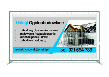 Baner usługi ogólnobudowlane